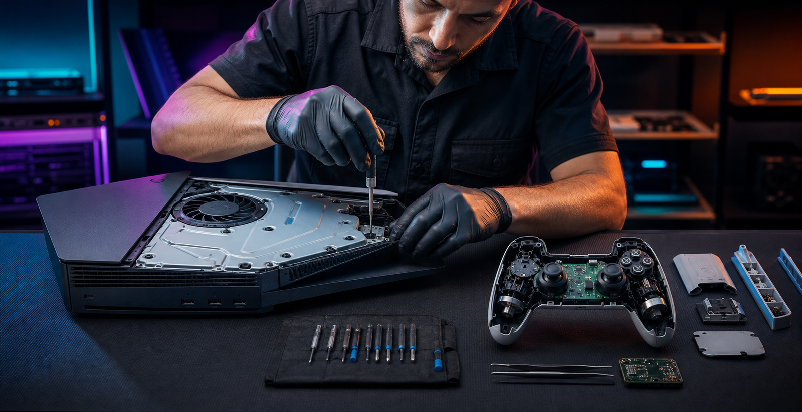 Reparación de consolas y joysticks